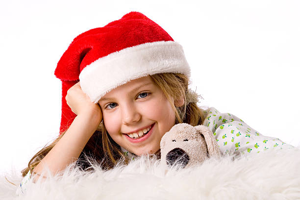 istock Happy with the christmas dog 97627858