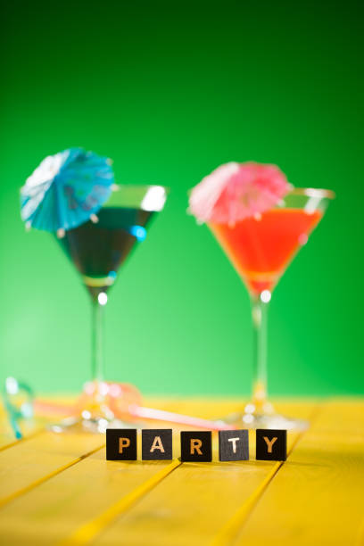 istock Party invitation image with selective focus on the word party 976315864