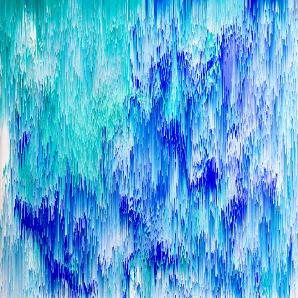 istock Abstract Blue aqua teal and white Painting 976315988