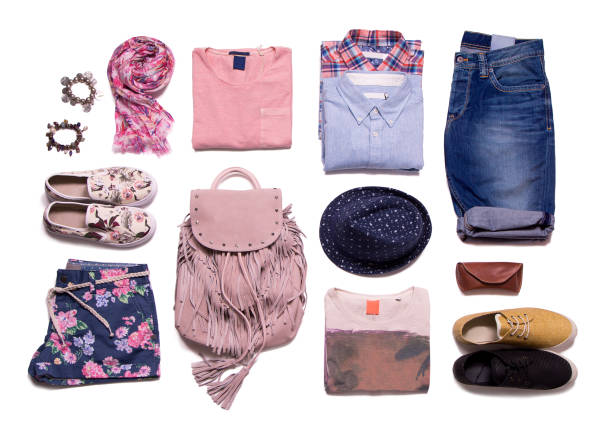 istock Collection of summer clothes 976325784