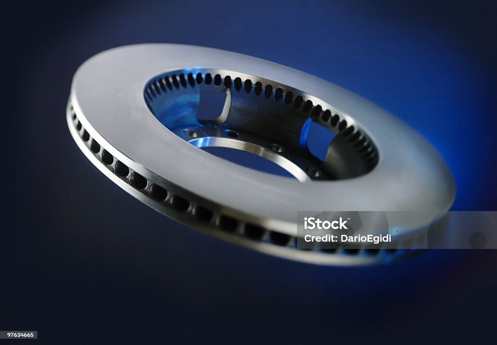 Ventilazione automatica disco freno, close-up - Foto stock royalty-free di Acciaio
