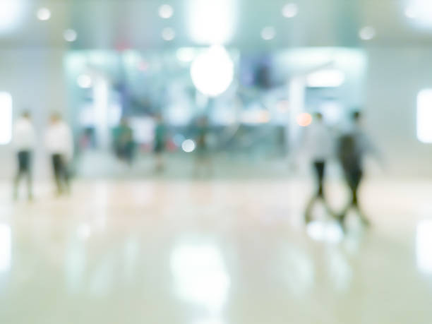 istock Abstract background of people on shopping mall 976363566