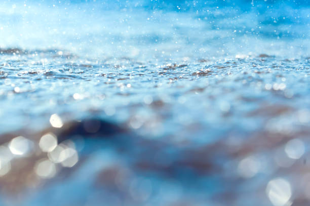 background water blue, abstract background and bokeh, water background light blue stock photo