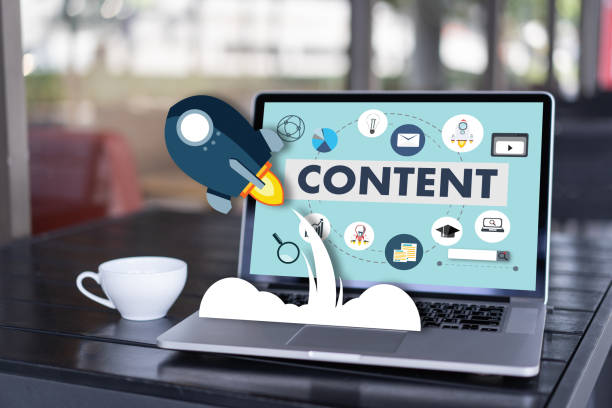 content marketing Content Data Blogging Media Publication Information Vision Concept content marketing Content Data Blogging Media Publication Information Vision Concept web traffic stock pictures, royalty-free photos & images