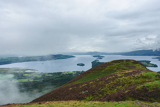 Loch Lomond in cloudy ambiance