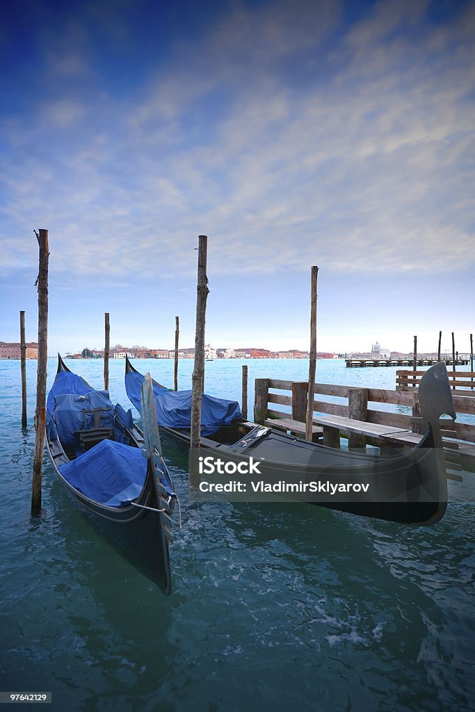 Venedig. - Lizenzfrei Anlegestelle Stock-Foto