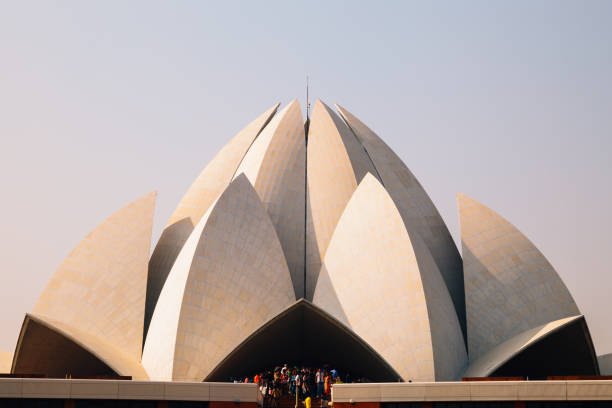 istock Lotus temple in Delhi, India 976432298