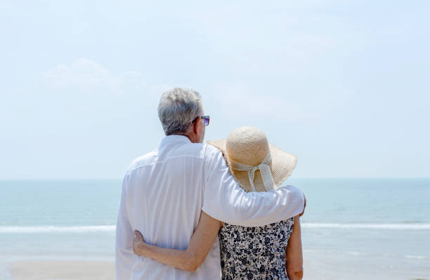 istock Mature couple vacationing at a resort 976435250