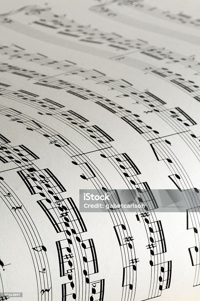 Partition de musique - Photo de Accord - Écriture musicale libre de droits