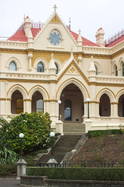 ニュージーランドの議会図書館は、議会と議会スタッフのメンバーに対して研究サービスを提供する作業ライブラリです。 - victorian architecture audio ストックフォトと画像