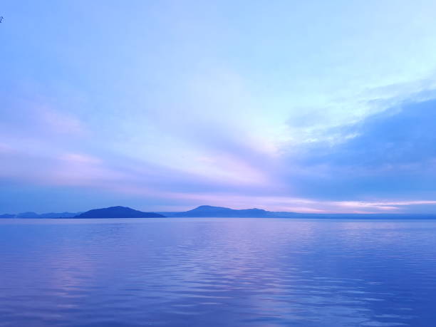 Sunset over Lake Rotorua