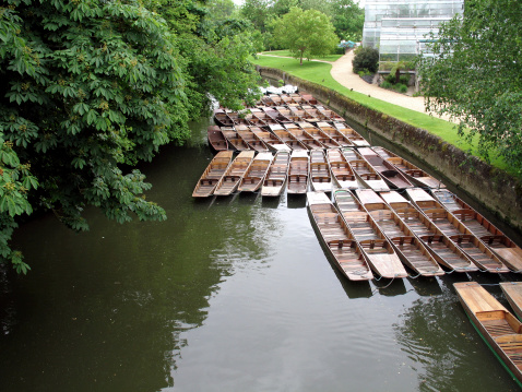Canoes at Oxford University.