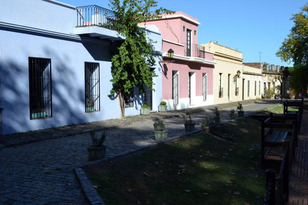 istock Colonial houses at Colonia 976467332