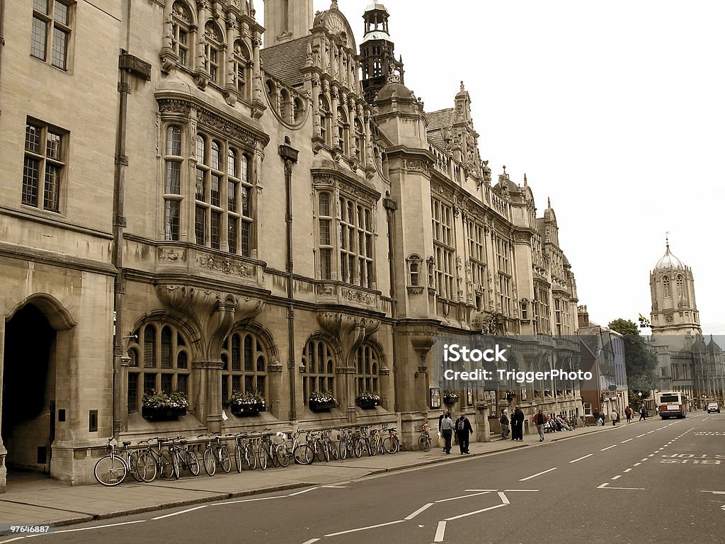 Road to Oxford historic european site. Oxford - England Stock Photo