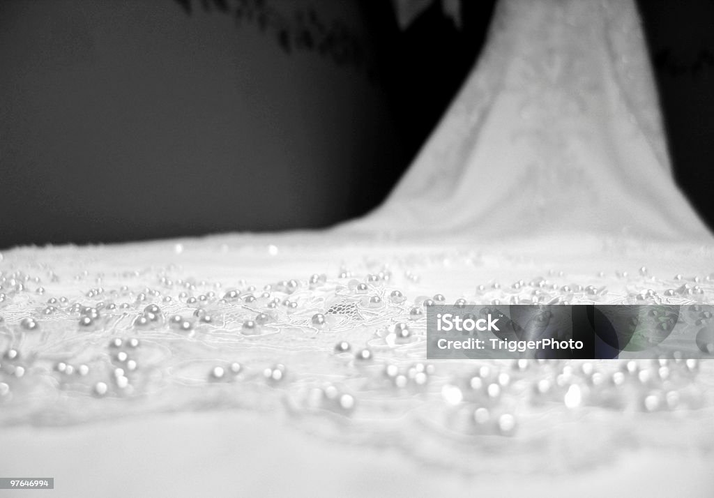Robe de mariée - Photo de Perle de culture libre de droits
