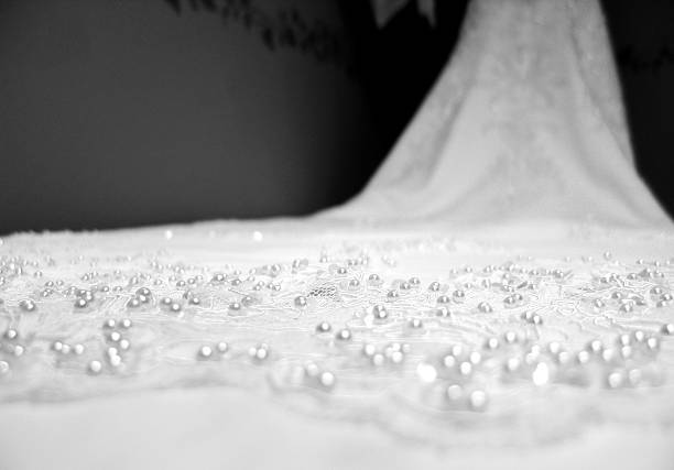 dress in bridal room.