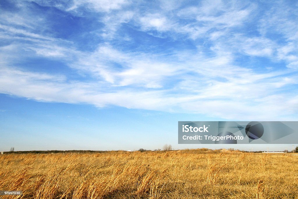 O Céu e a Terra - Royalty-free Kansas Foto de stock