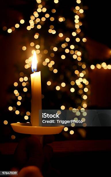 Christmas Candlelight Stock Photo - Download Image Now - Candle, Candlelight, Christmas