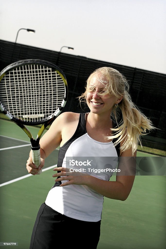 tennis-portraits - Lizenzfrei Frauen Stock-Foto