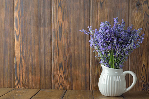 istock Bouquet of fresh lavender in a jar 976495098