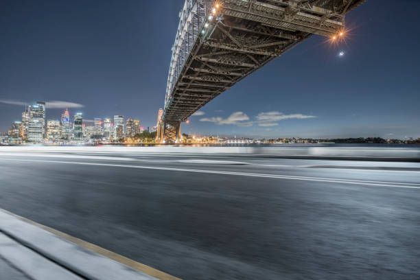 istock blurred motion highway travel under Sydney Harbor Bridge,Australia 976510492