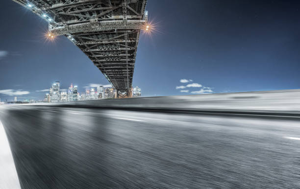 istock blurred motion highway travel under Sydney Harbor Bridge,Australia 976512576