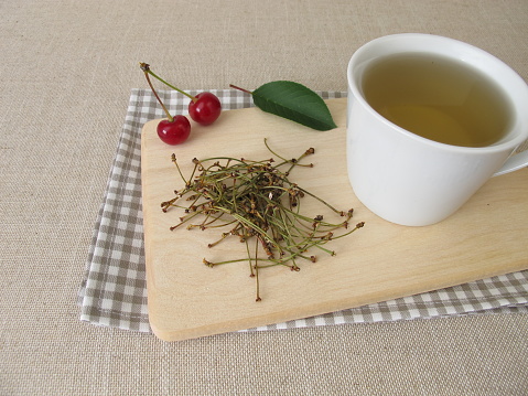 Tea from cherry stems - Tee aus Kirschstielen