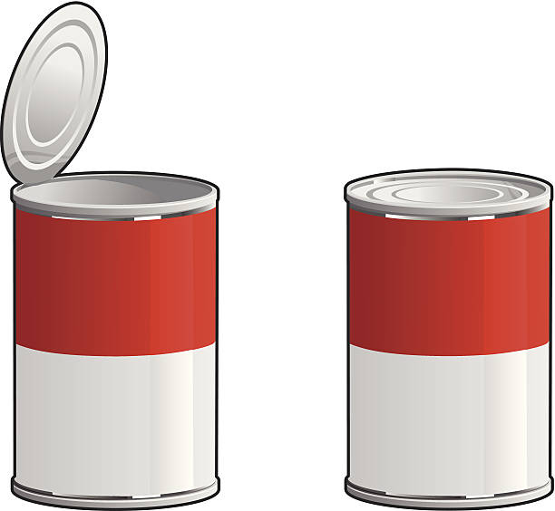 generic soup can - konserve kutusu stock illustrations