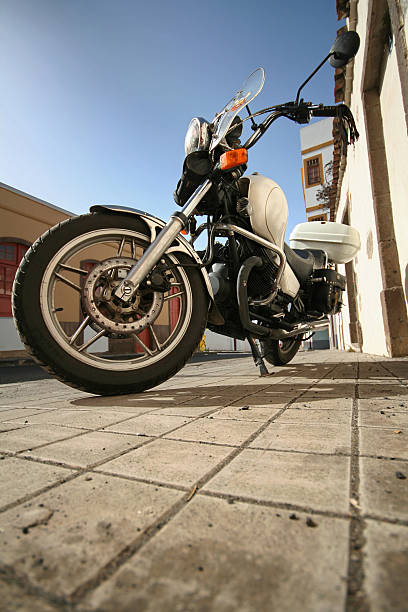 istock White motorbike 97652515