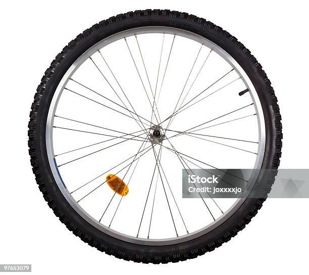 Roda De Bicicleta - Fotografias de stock e mais imagens de Bicicleta - Bicicleta, Branco, Círculo