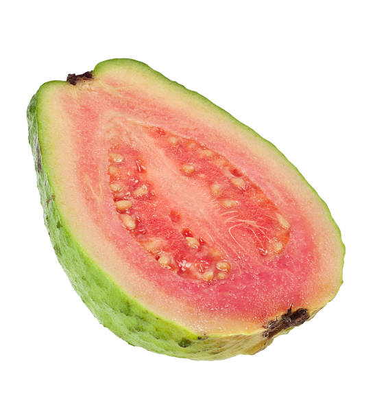 istock Cross section of a pink guava 97653084