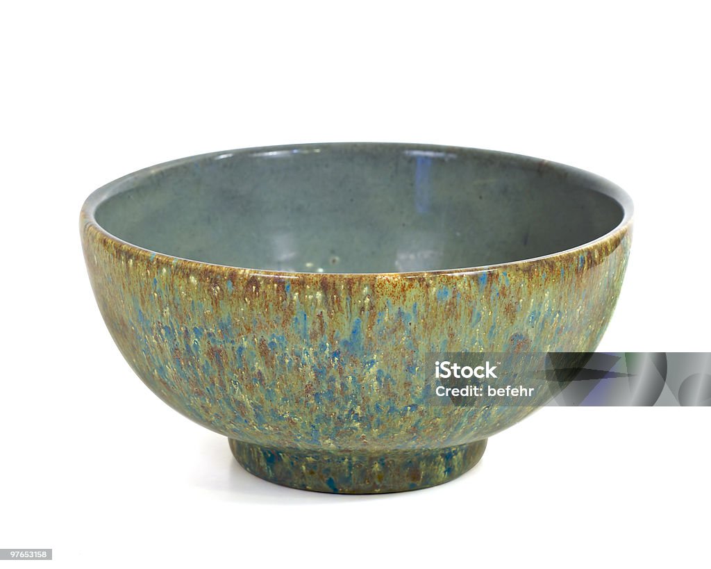Tigela de cerâmica Verde - Foto de stock de Arremessar royalty-free
