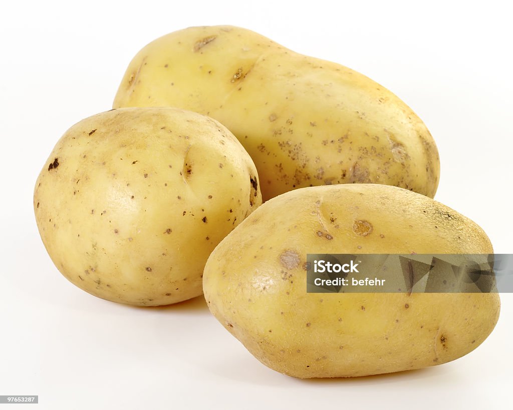 Três batatas - Foto de stock de Batata - Tubérculo royalty-free