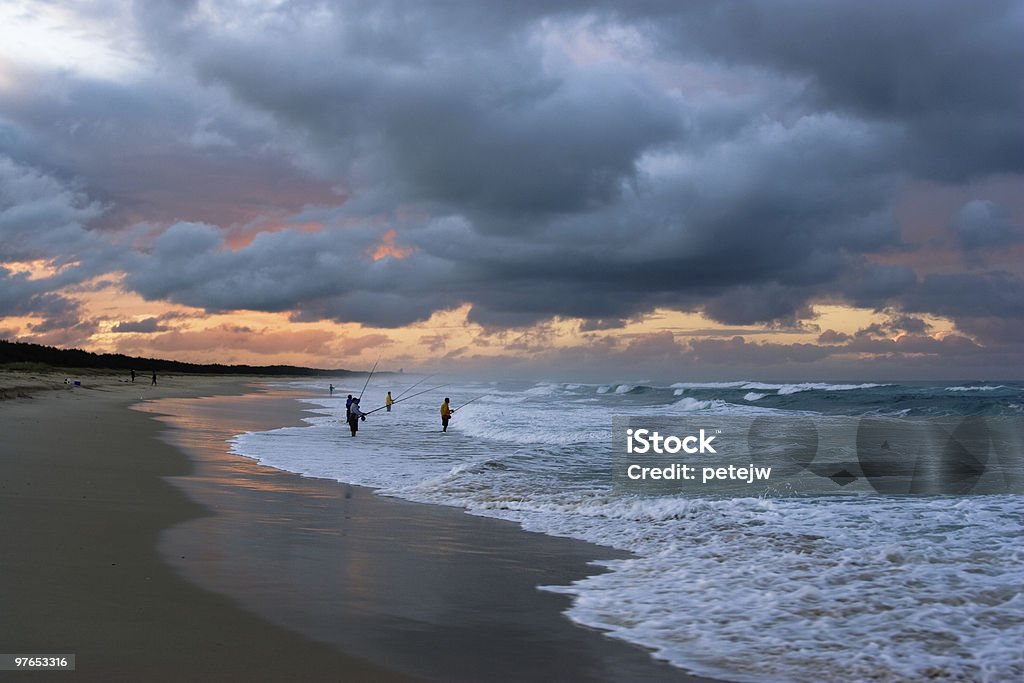 Pesca in Tempesta - Foto stock royalty-free di Acqua