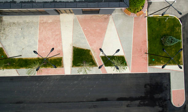 istock city park, square, top view 976534610