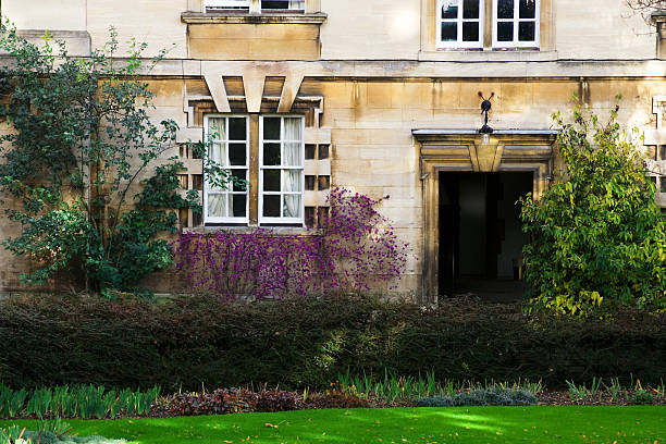 istock Facade of old building at Cambridge college 97655194