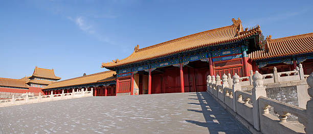 chinese old architecture stock photo