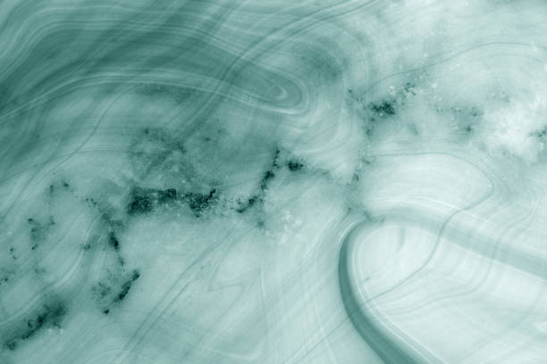 istock Green marble pattern texture abstract background / texture surface of marble stone from nature / can be used for background or wallpaper 976557804