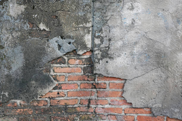 istock Background of crack brick wall texture. 976560904
