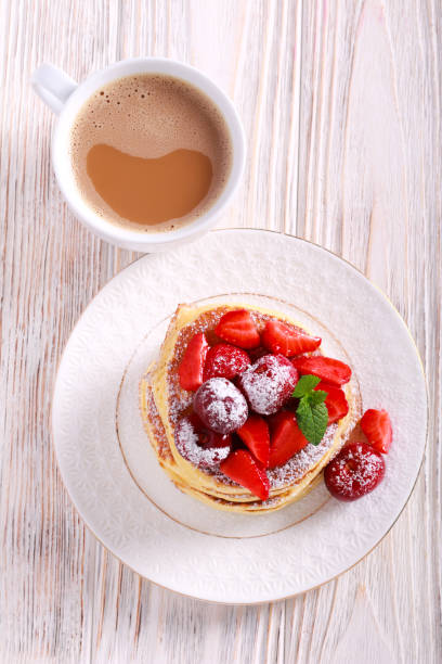 istock Pancakes with berry topping 976563464