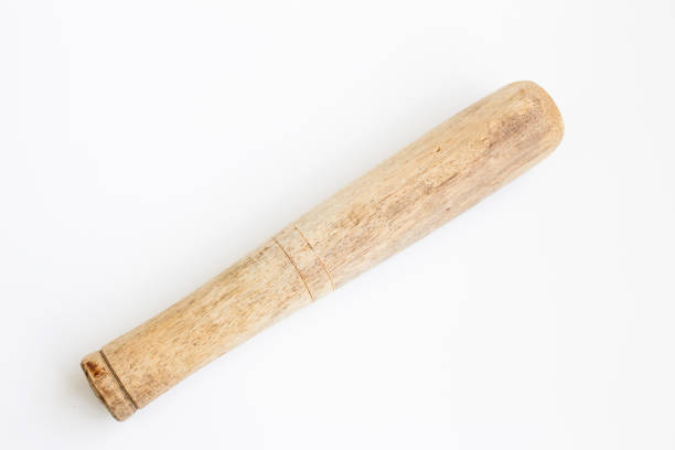istock one brown wooden used pestle 976563474