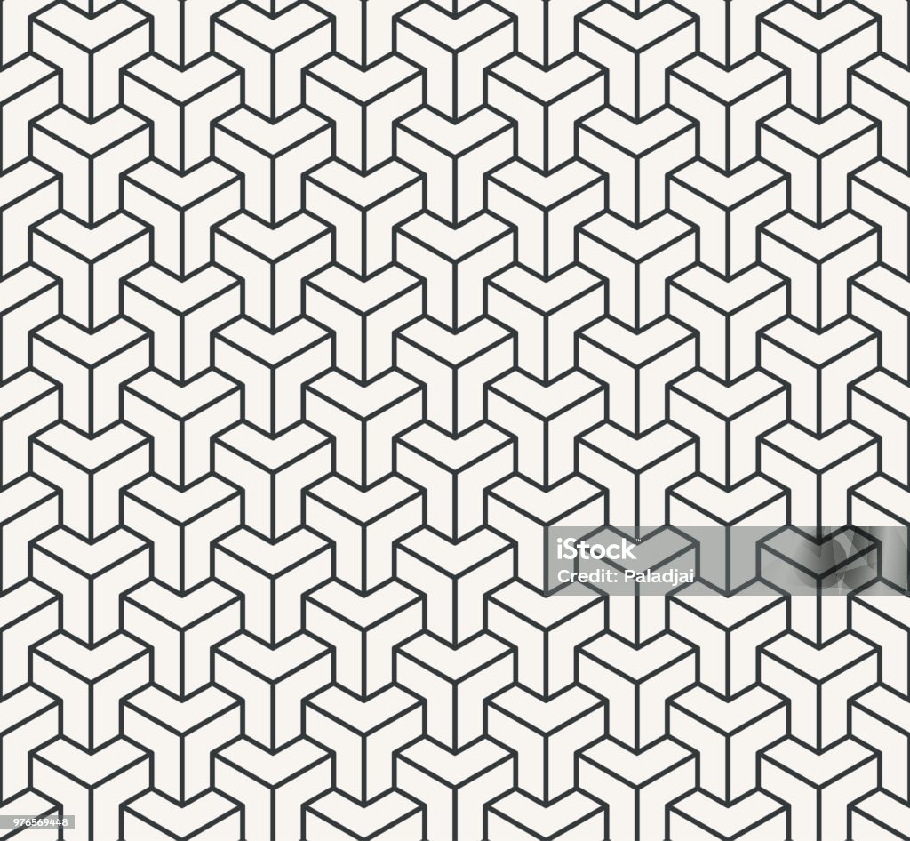 2 Color Vector Structure Design Decoration Seamless Abstract Pattern Monochrome Or Two Colors Vector ...