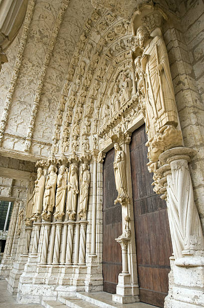 istock Chartres (France) - Cathedral exterior, portal 97657158