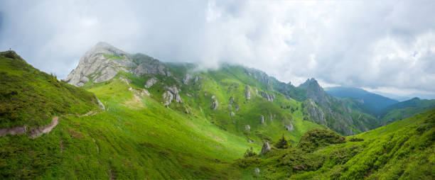 istock Panoramic view of Mount Ciucas on summer 976576450
