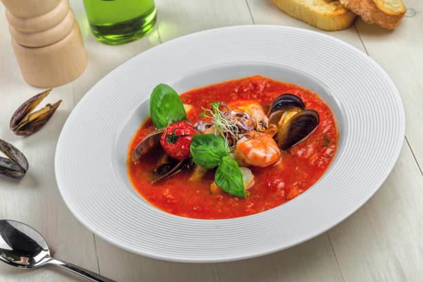 istock Tomato stew with sea food 976582160