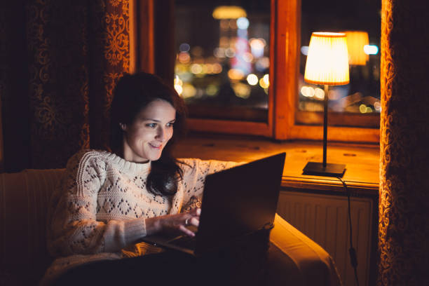 istock Blogger spending Christmas at home 976591254