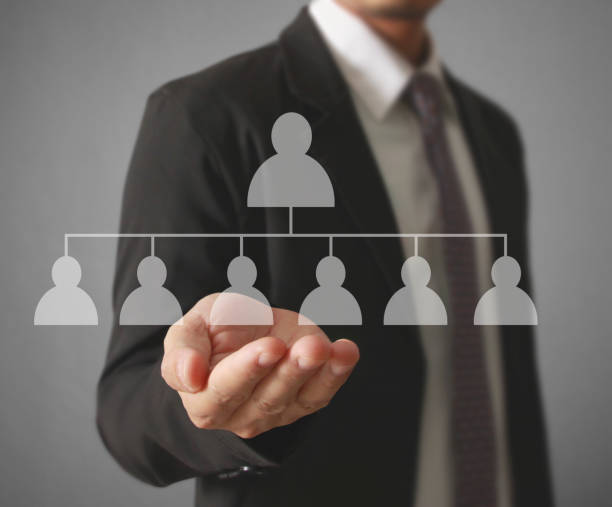 istock Hand touch virtual icon of social network 976591290