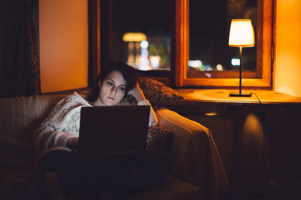 istock Blogger spending Christmas at home 976592304