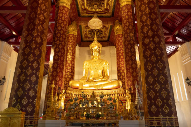 istock famous temple in Thailand (Wat Na Phra Men) 976597854