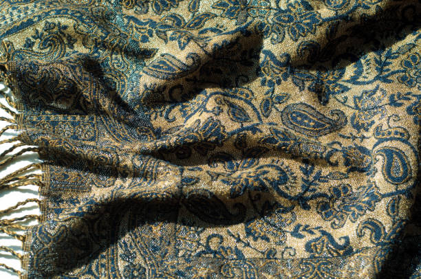 istock Texture, background, pattern. White girl's skirt, with a broken pattern in the form of circles. White lace cotton 976611826